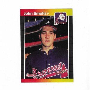 1989 Donruss John Smoltz Rookie Card #642